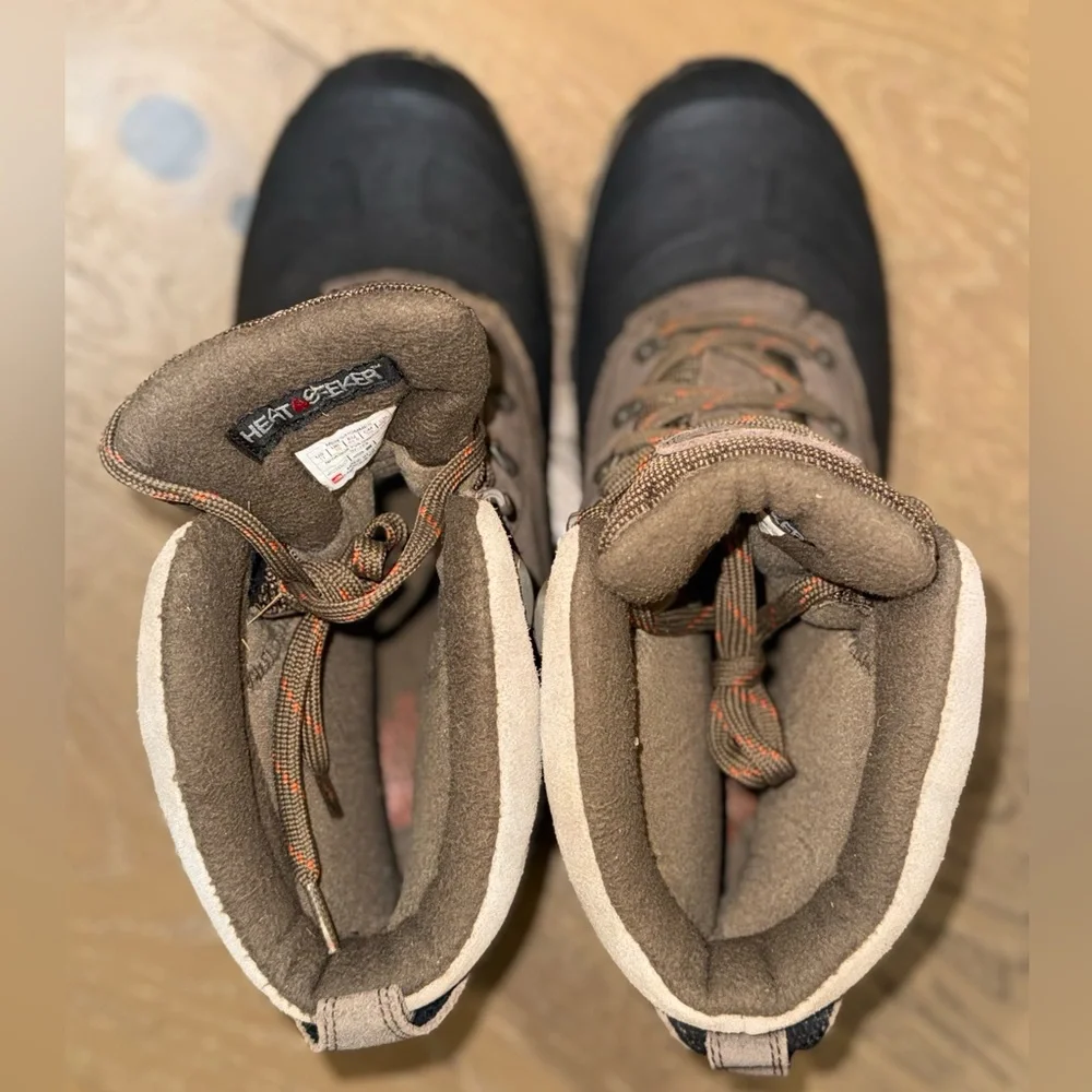 The North Face Men’s Brown and‎ Black Waterproof Winter Boots